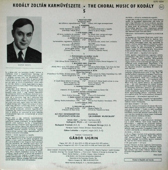 Kodály*, Chorus "Jeunesses Musicales"*, Budapest Strings, Gábor Lehotka, Gábor Ugrin* : Magyar Mise / Ave Maria / Miserere / Miatyánk / Psaume De Genéve CXIV (LP)