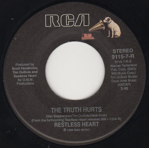 Restless Heart : Fast Movin' Train (7")