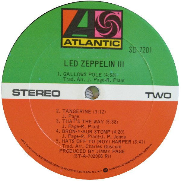 Led Zeppelin : Led Zeppelin III (LP, Album, RE, RI )