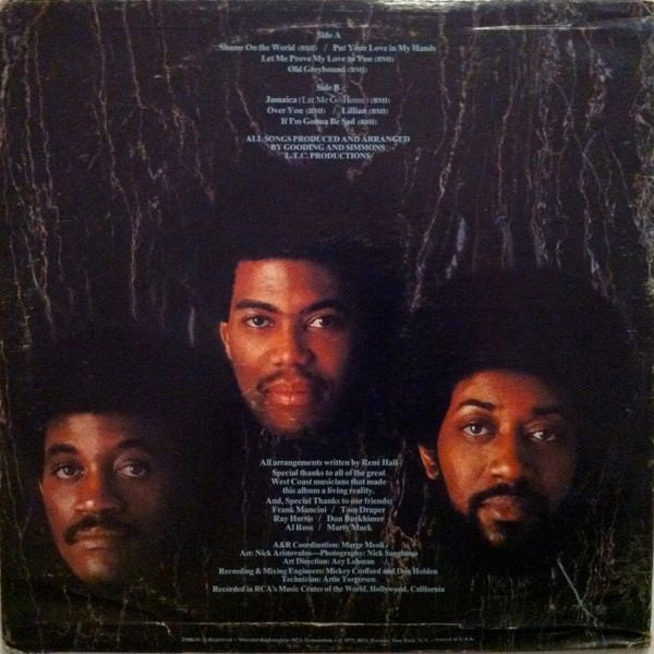 The Main Ingredient : Shame On The World (LP, Album)