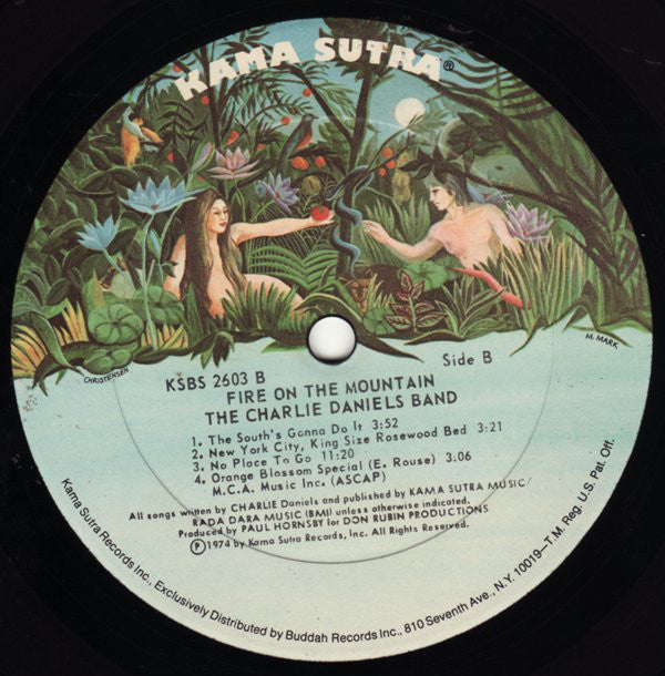The Charlie Daniels Band : Fire On The Mountain (LP, Album, PRC)