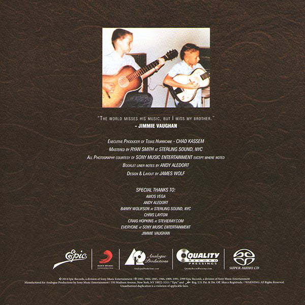 Stevie Ray Vaughan & Double Trouble : Texas Hurricane (2x12", Album, RM, 200 + 2x12", Album, RM, 200 + 2x)
