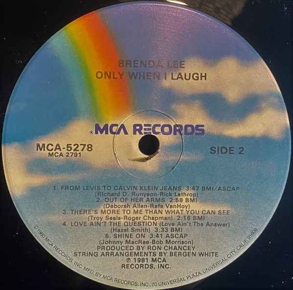 Brenda Lee : Only When I Laugh (LP, Album)