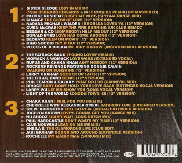 Various : 12 Inch Dance 80s Groove (3xCD, Comp)