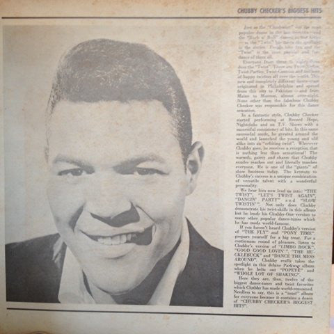 Chubby Checker : Chubby Checker's Biggest Hits (LP, Comp, Mono, Ter)