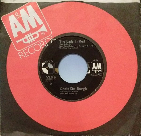 Chris De Burgh : The Lady In Red (7", Single, Car)