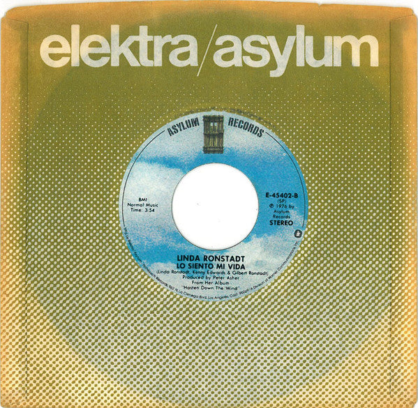 Linda Ronstadt : Lose Again (7", Spe)
