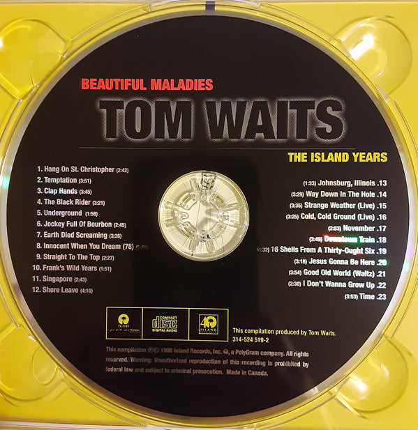 Tom Waits : Beautiful Maladies (The Island Years) (CD, Comp)
