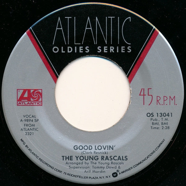 The Young Rascals : Good Lovin' / A Girl Like You (7", Single)