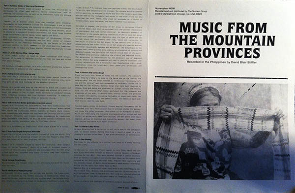 David Blair Stiffler : Music From The Mountain Provinces (LP)