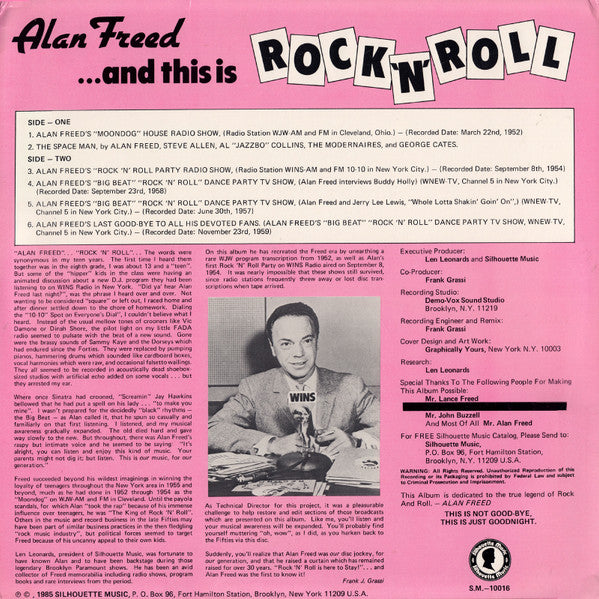 Alan Freed : ...And This Is Rock 'N' Roll (LP, Comp)