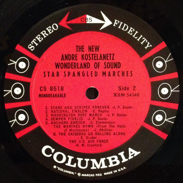 The New Andre Kostelanetz* : Wonderland Of Sound - Star Spangled Marches (LP, Album)