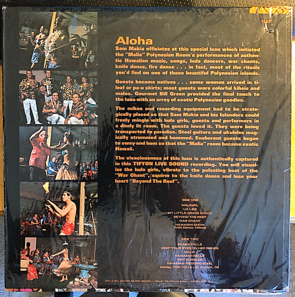 Sam Makia And His Hawaiian Islanders : Live Hawaiian Party (LP, Album)