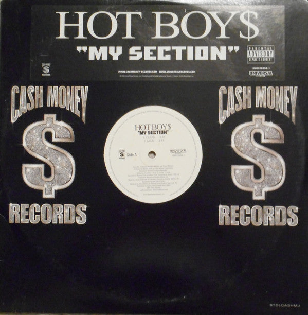 Hot Boys : My Section (12", Single, Promo)