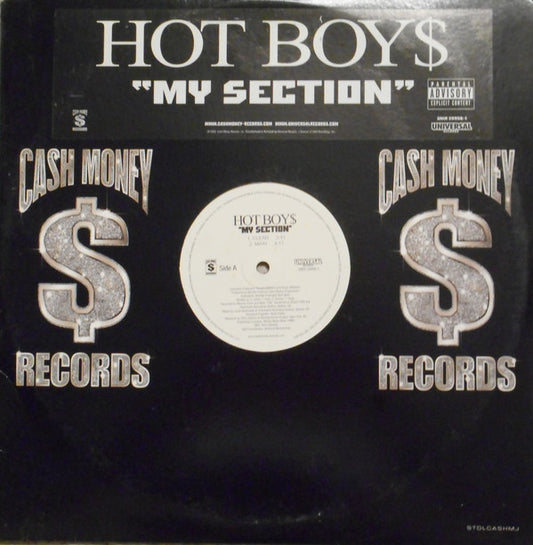Hot Boys : My Section (12", Single, Promo)