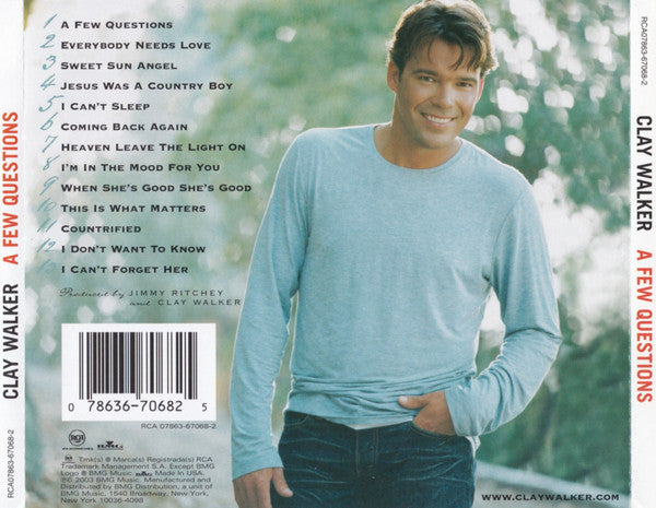 Clay Walker : A Few Questions (CD, Album)
