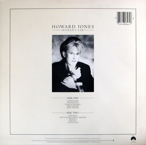 Howard Jones : Human's Lib (LP, Album, ARC)