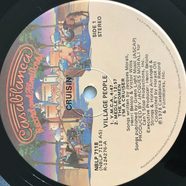 Village People : Cruisin' (LP, Album, Club)