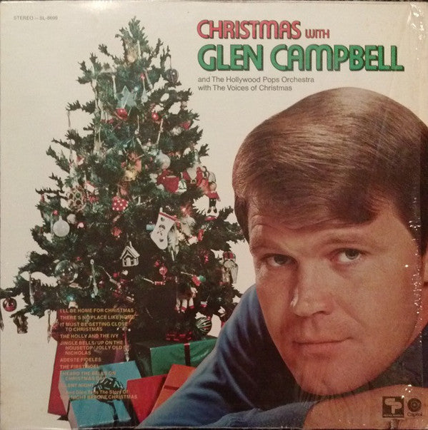 Glen Campbell And The Hollywood Pops Orchestra* With The Voices Of Christmas : Christmas With Glen Campbell (LP, Comp, L.A)