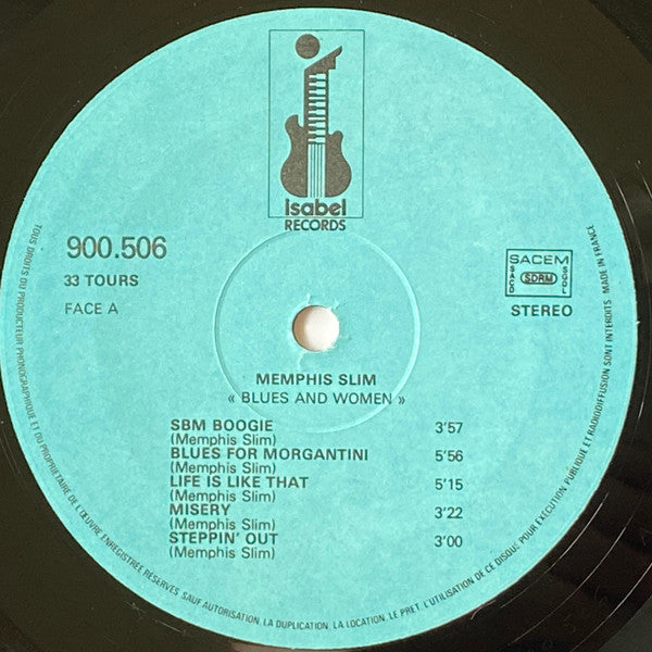 Memphis Slim : Blues And Women (LP, Album)