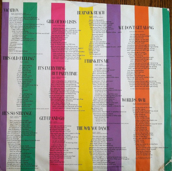 Go-Go's : Vacation (LP, Album, Mon)