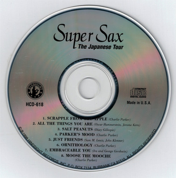 Supersax : Live In '75 - The Japanese Tour (CD, Album)