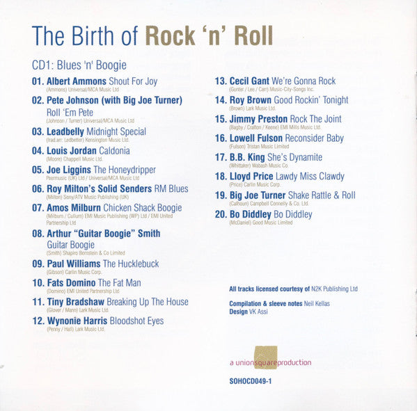 Various : The Birth Of The Rock'N'Roll (3xCD, Comp)