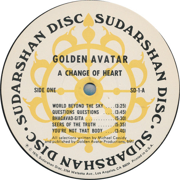 Golden Avatar : A Change Of Heart (LP, Album)