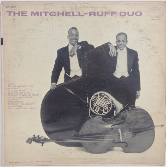The Mitchell-Ruff Duo : The Mitchell-Ruff Duo (LP, Album)