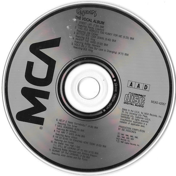 The Crusaders : The Vocal Album (CD, Comp)