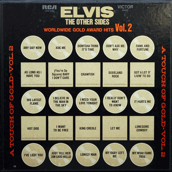 Elvis Presley : The Other Sides - Worldwide Gold Award Hits - Vol. 2 (4xLP, Comp, Mono, RE, Ind + Box)