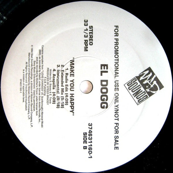 El Dogg : I Gotta Get My Sag On (12", Promo)