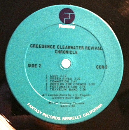 Creedence Clearwater Revival Featuring John Fogerty : Chronicle - The 20 Greatest Hits (2xLP, Comp, RE, Car)