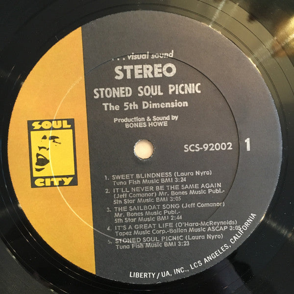 The 5th Dimension* : Stoned Soul Picnic (LP, Album, RP)