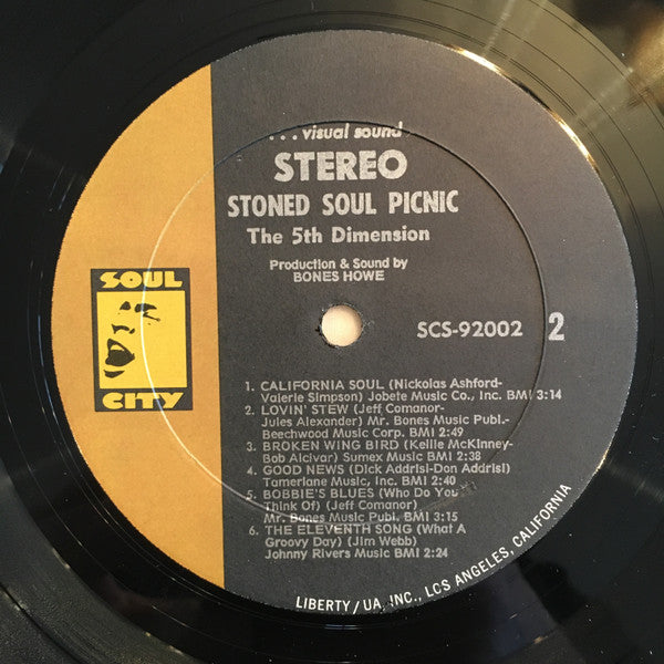 The 5th Dimension* : Stoned Soul Picnic (LP, Album, RP)