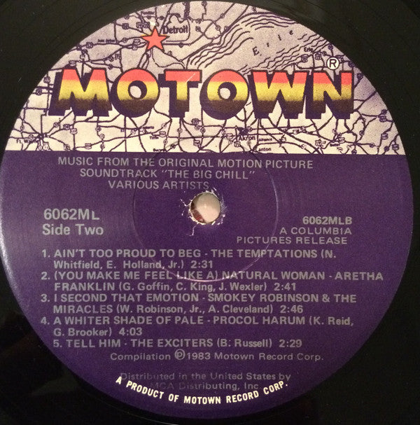 Various : The Big Chill (Original Motion Picture Soundtrack) (LP, Comp)