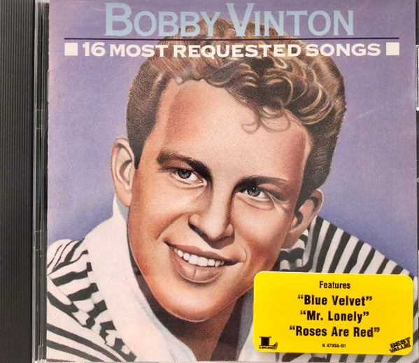Bobby Vinton : 16 Most Requested Songs (CD, Comp, RE)