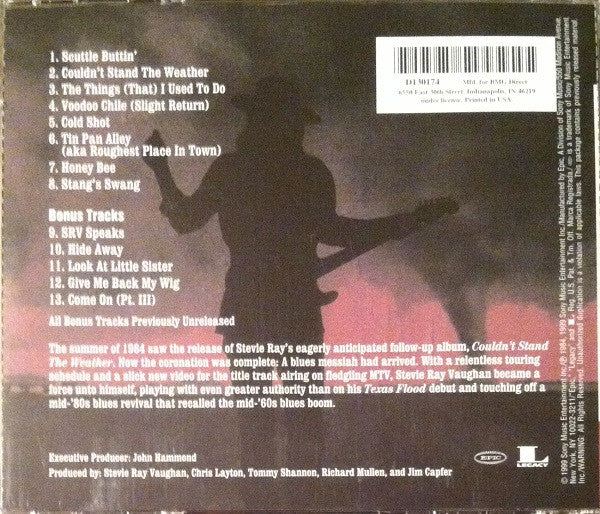 Stevie Ray Vaughan And Double Trouble* : Couldn't Stand The Weather (CD, Album, Club, RE, RM)