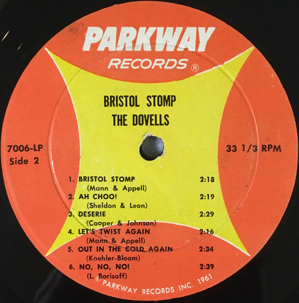 The Dovells : Bristol Stomp (LP, Mono)