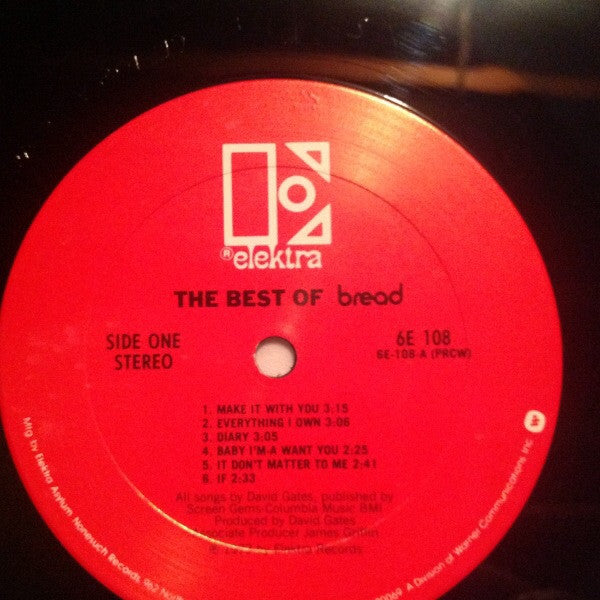 Bread : The Best Of Bread (LP, Comp, RE, RP, Ter)