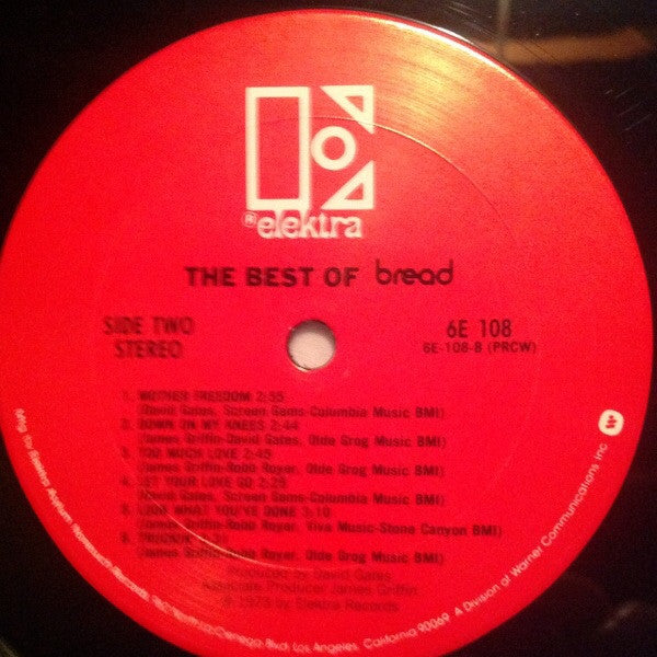 Bread : The Best Of Bread (LP, Comp, RE, RP, Ter)