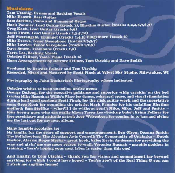 Deirdre Fellner : Fixin' To Wail (CD, Album)