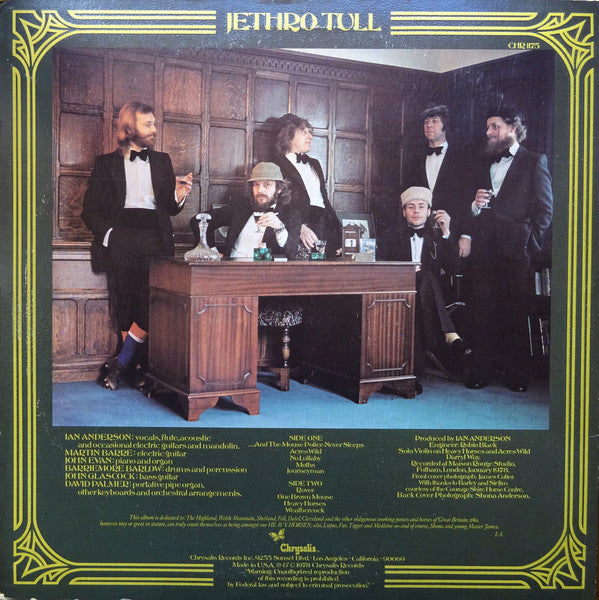 Jethro Tull : Heavy Horses (LP, Album, Club, CRC)