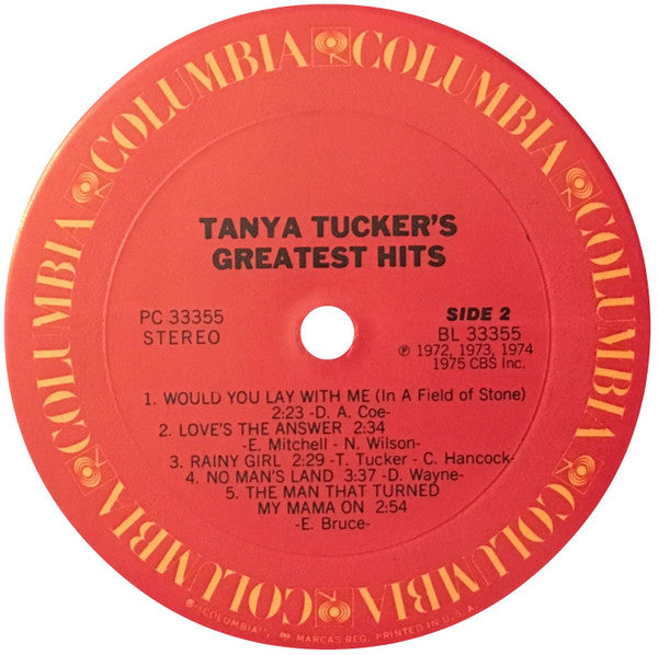 Tanya Tucker : Greatest Hits (LP, Comp, RE, Ter)