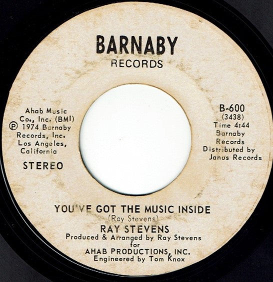 Ray Stevens : The Streak (7", Styrene, PRC)