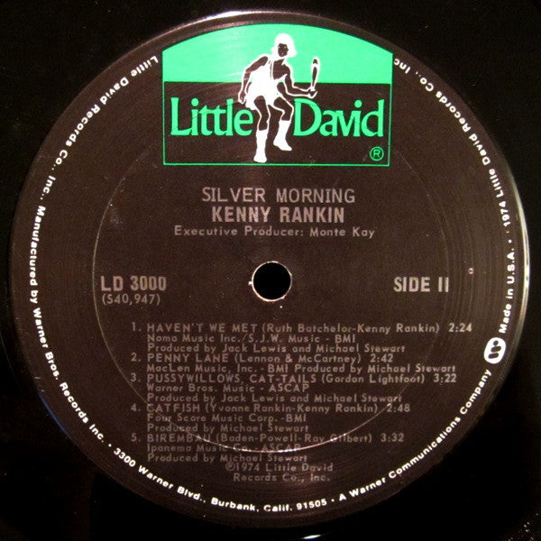 Kenny Rankin : Silver Morning (LP, Album, San)