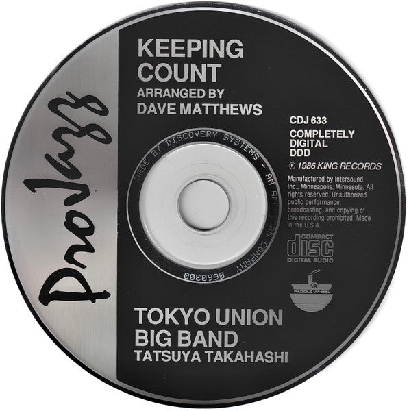 Tatsuya Takahashi & Tokyo Union Arranged By David Matthews* : Keeping Count (CD)