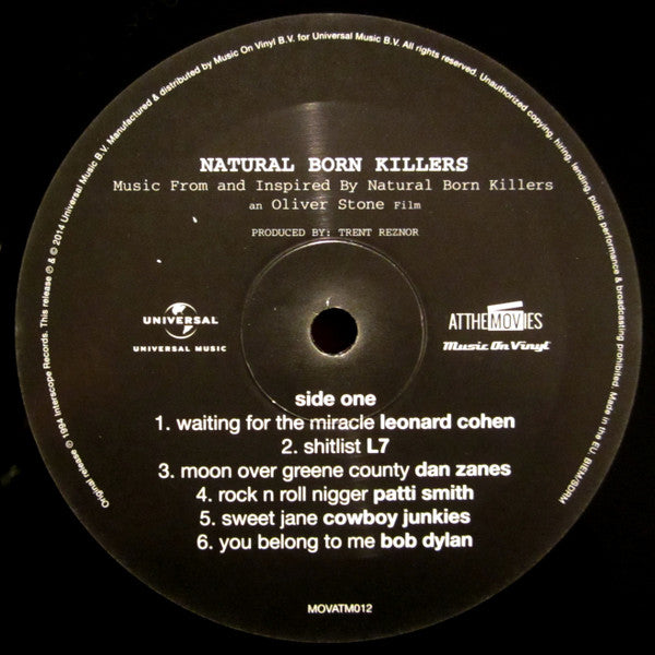 Various : Natural Born Killers - Music From And Inspired By Natural Born Killers - An Oliver Stone Film (2xLP, Comp, RE, Gat)