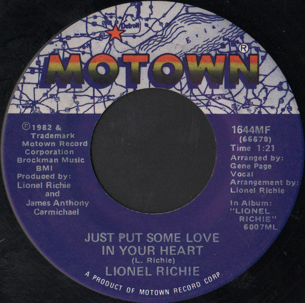 Lionel Richie : Truly (7", Single)