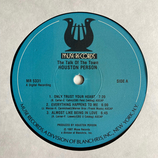 Houston Person : The Talk Of The Town (LP, Album)